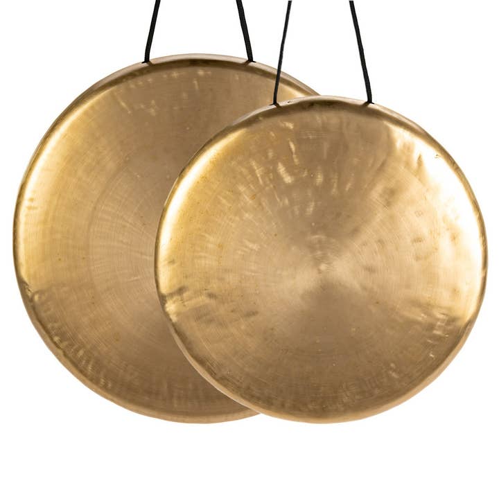 2-Note Zen Therapeutic Premium Gong Set 8.75-10" for wholesale by HK Higher Knowing
