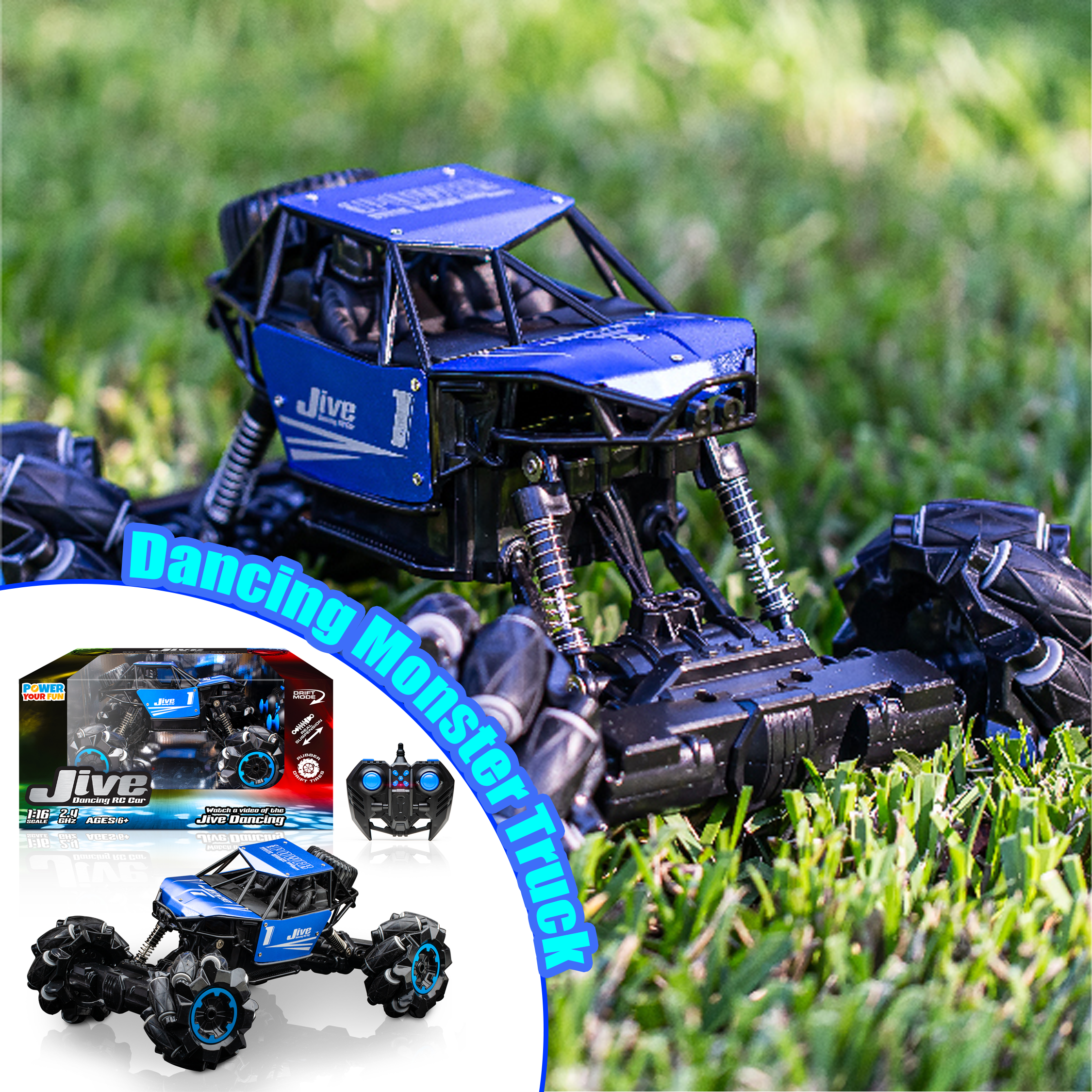 Adventure Force Raptor Runner Radio-Controlled 2.4G Dinosaur 