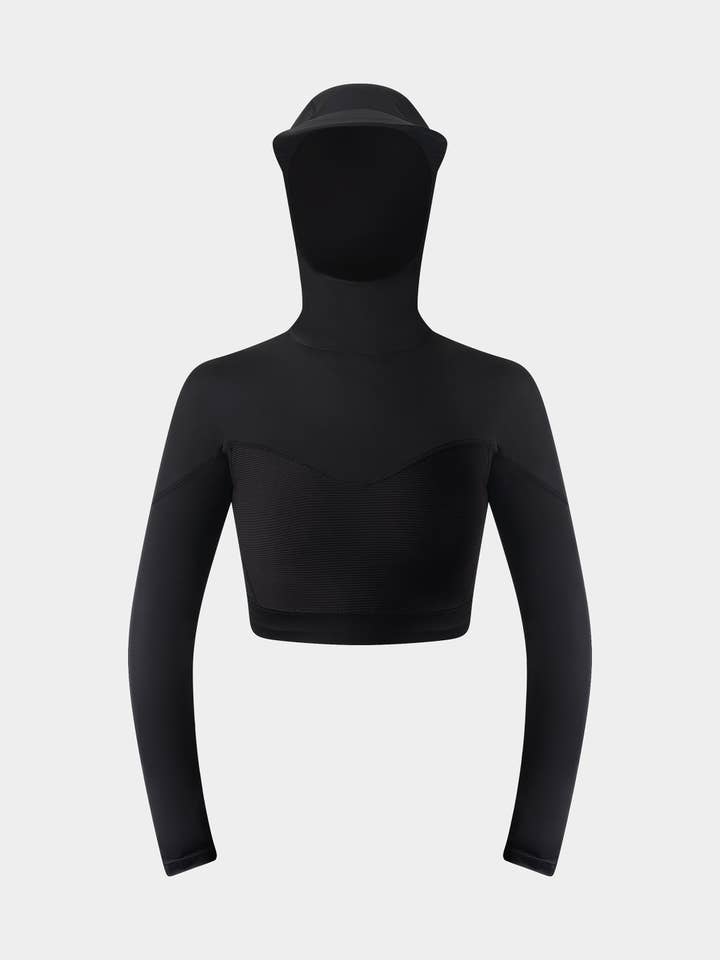 UPF50+ Keramas Hooded Rashguard for Women for wholesale by Vampire Surf Club