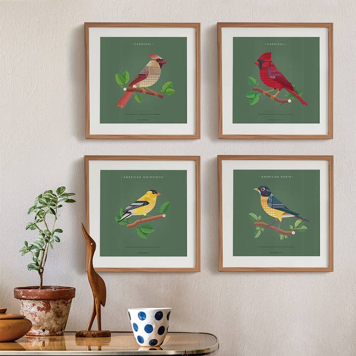 Set Adrift Art - Wholesale Art Print - Cardinal - Male2