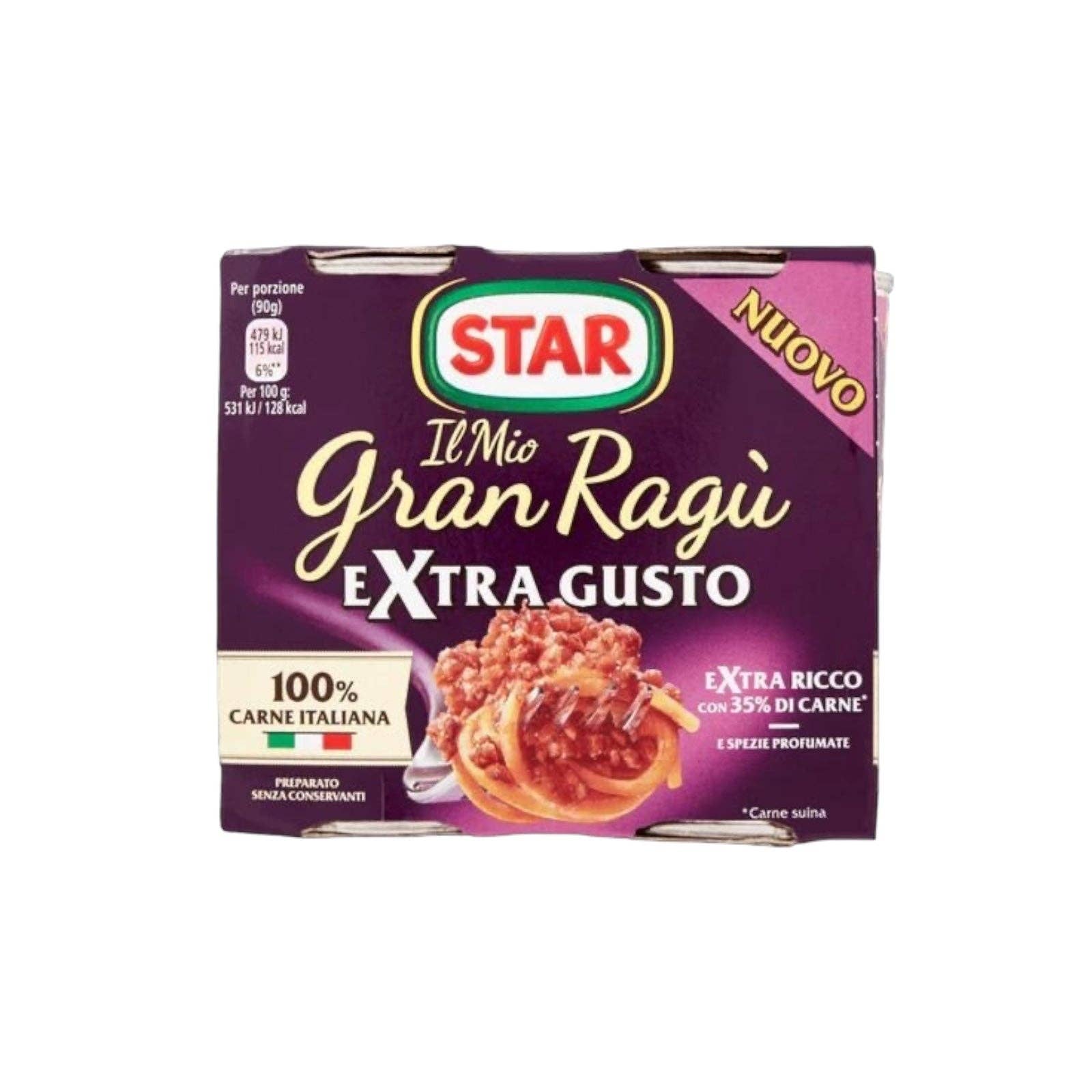 Made in eatalia - Wholesale Pasta Sauce - Star Il Mio Gran Ragu Extra Taste 
Extra Gusto (2x180g)0