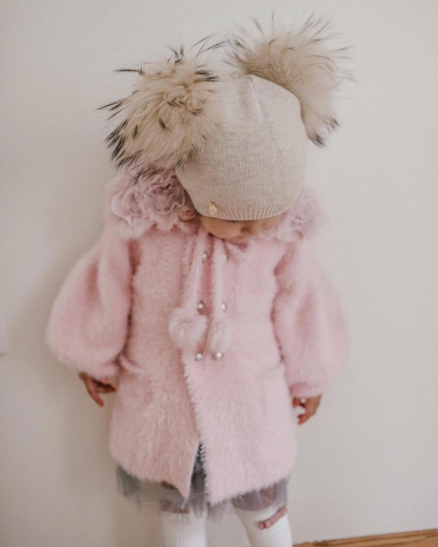 Petite Maison Kids – wholesale Beanie – Kids – Nikita Double Pom Angora Hat11