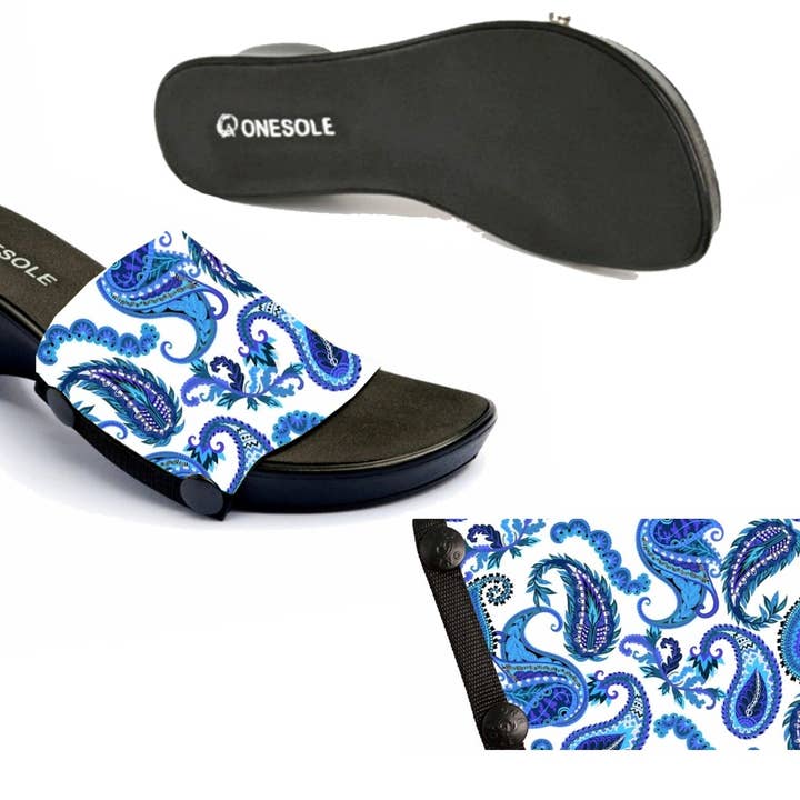 Black Leisure Blue Paisley Travel Kit 5-13 for wholesale by Onesole