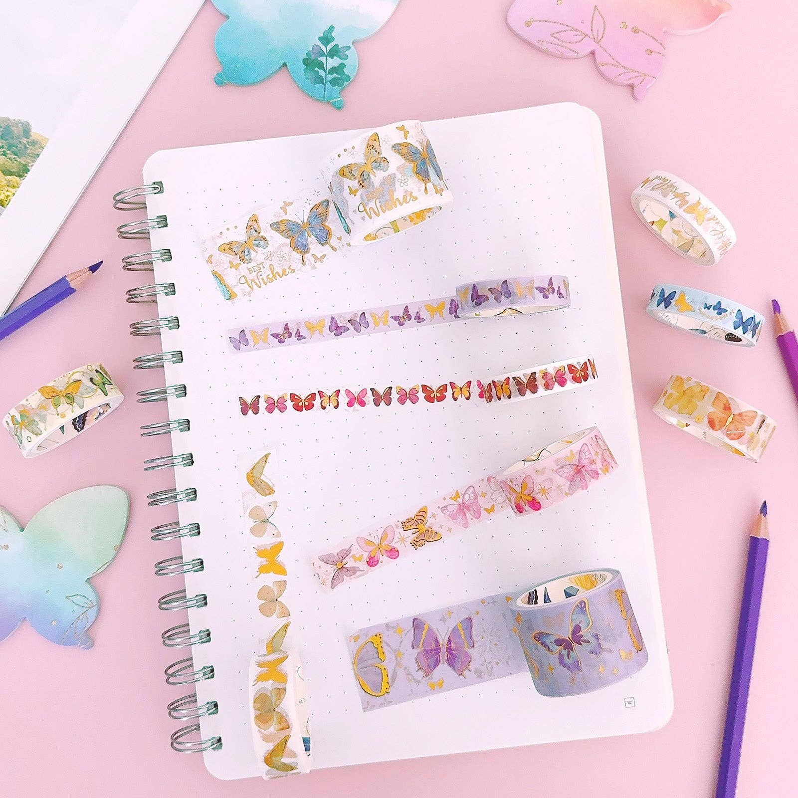 Wrapables.com - Wholesale Washi Tape - Wrapables Decorative Gold Foil Washi Tape Box Set19