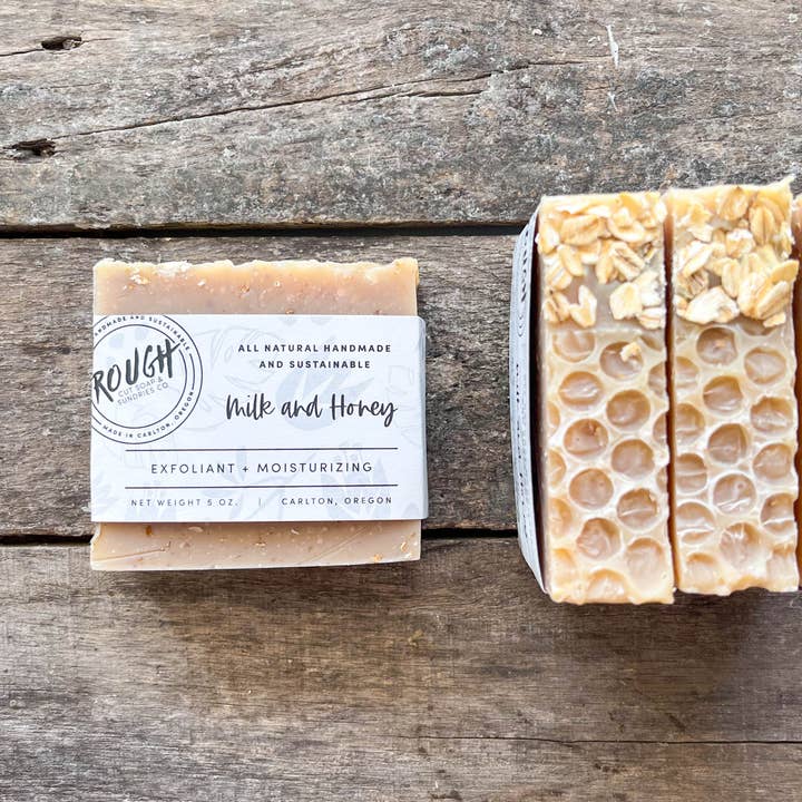 Milk & Honey for wholesale by Rough Cut Soap and Sundries
