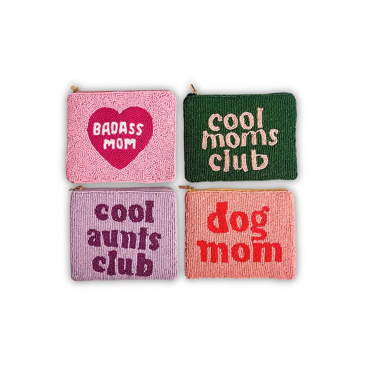 Brittyland - Vente Porte-monnaie – femme - Grande Pochette à Perles - Culture Pop - Porte-Monnaie