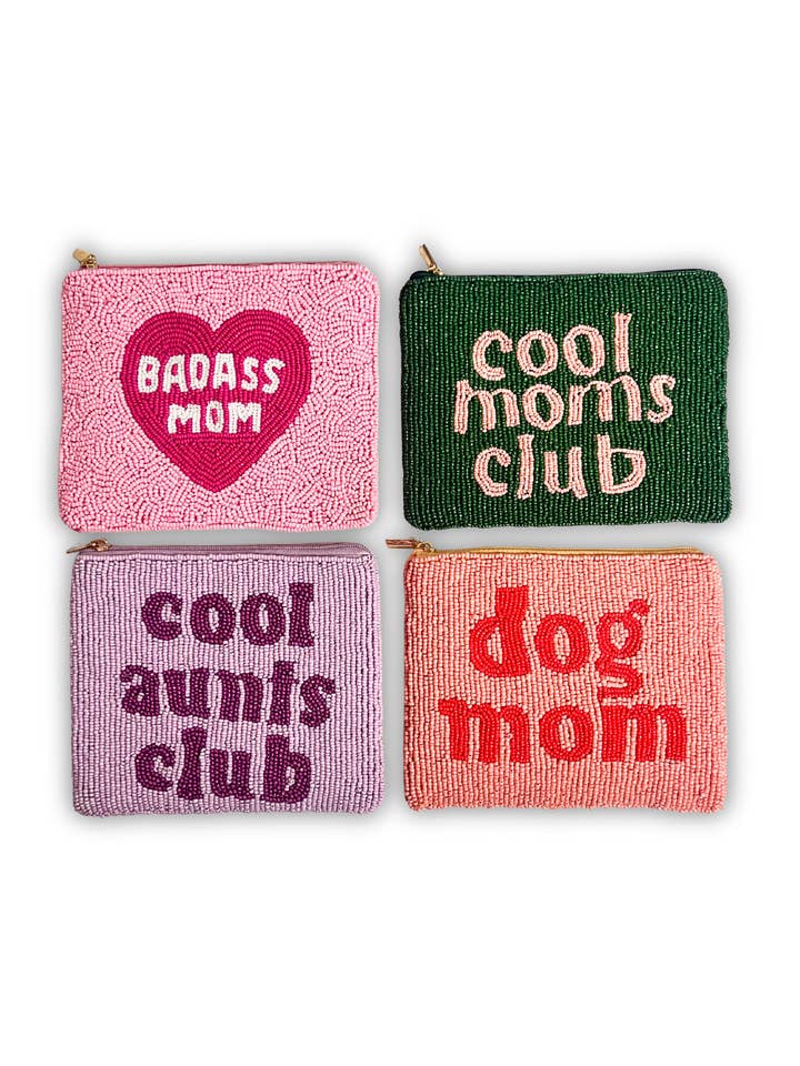 Grande Pochette à Monnaie Perlée - Cadeau pour Maman et Tante - Porte-Monnaie pour la vente par Brittyland