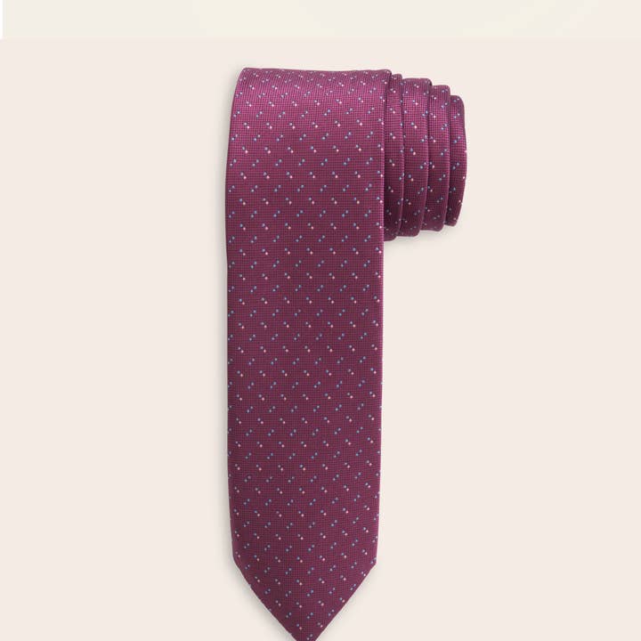 &Collar - Wholesale Necktie - Men's - Bordeaux0