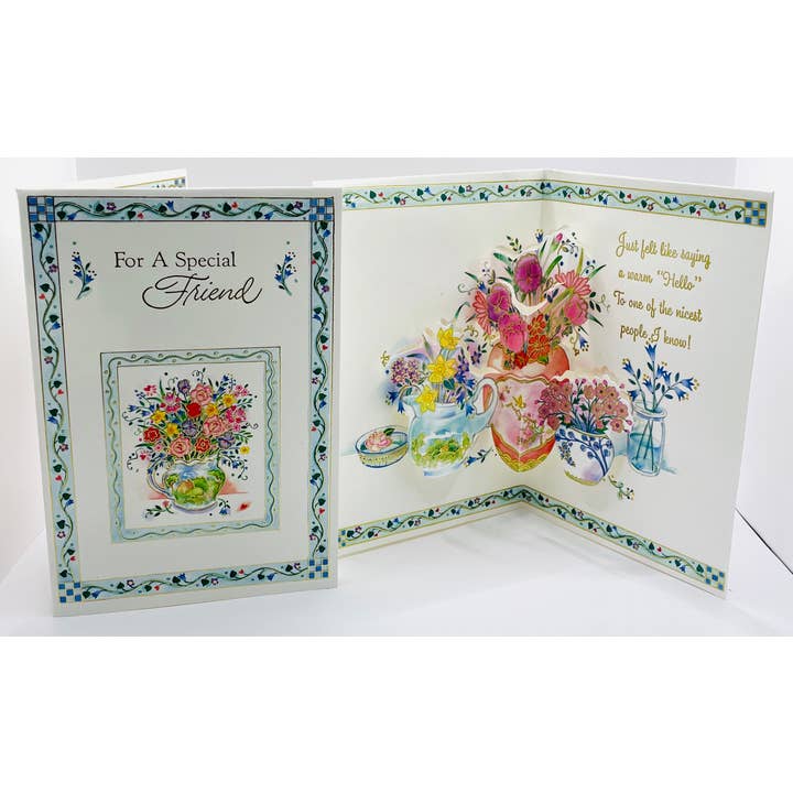 DICKENS INC. - Wholesale Friendship Card - Friendship Pop Up Card |DKN | SM | PF22D