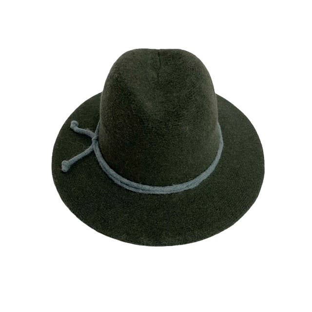 Shihreen Inc - Wholesale Fedora - Women's - 21S-0905 Boiled Wool Fedora Brim with Tie5