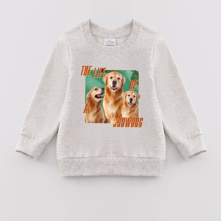 Little Trendy - Wholesale Sweatshirt - Kids - The life of a showgirl inspired sweatshirt swiftie TS12 top2