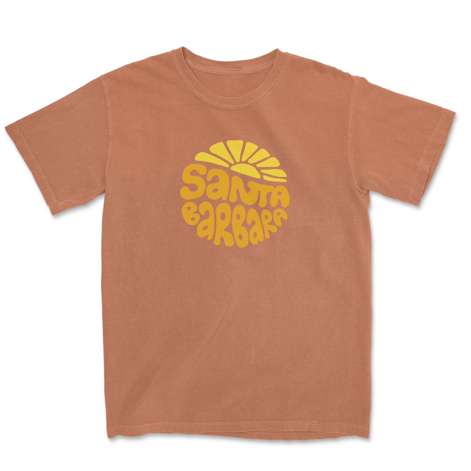 Island View Outfitters – Engroshandel T-shirt med print - Unisex – Santa Barbara Sunnyside Pigment Vasket T-shirt3