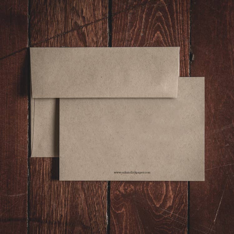 OAK & INK - Venta al por mayor Conjunto de papelería y tarjetas - Tarjetas de Navidad con diseño de renos1