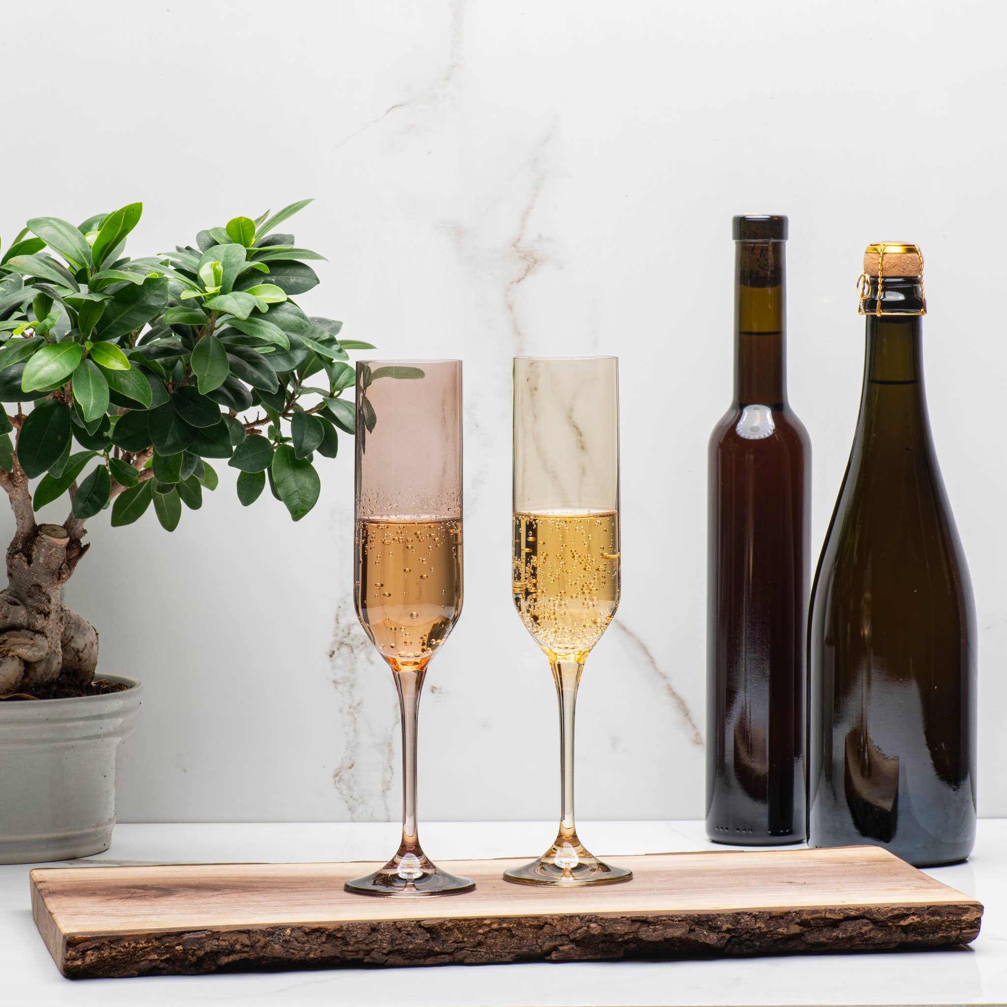 David Shaw Tableware - Wholesale Champagne Flute - Umma Flute 200Ml Wheat1