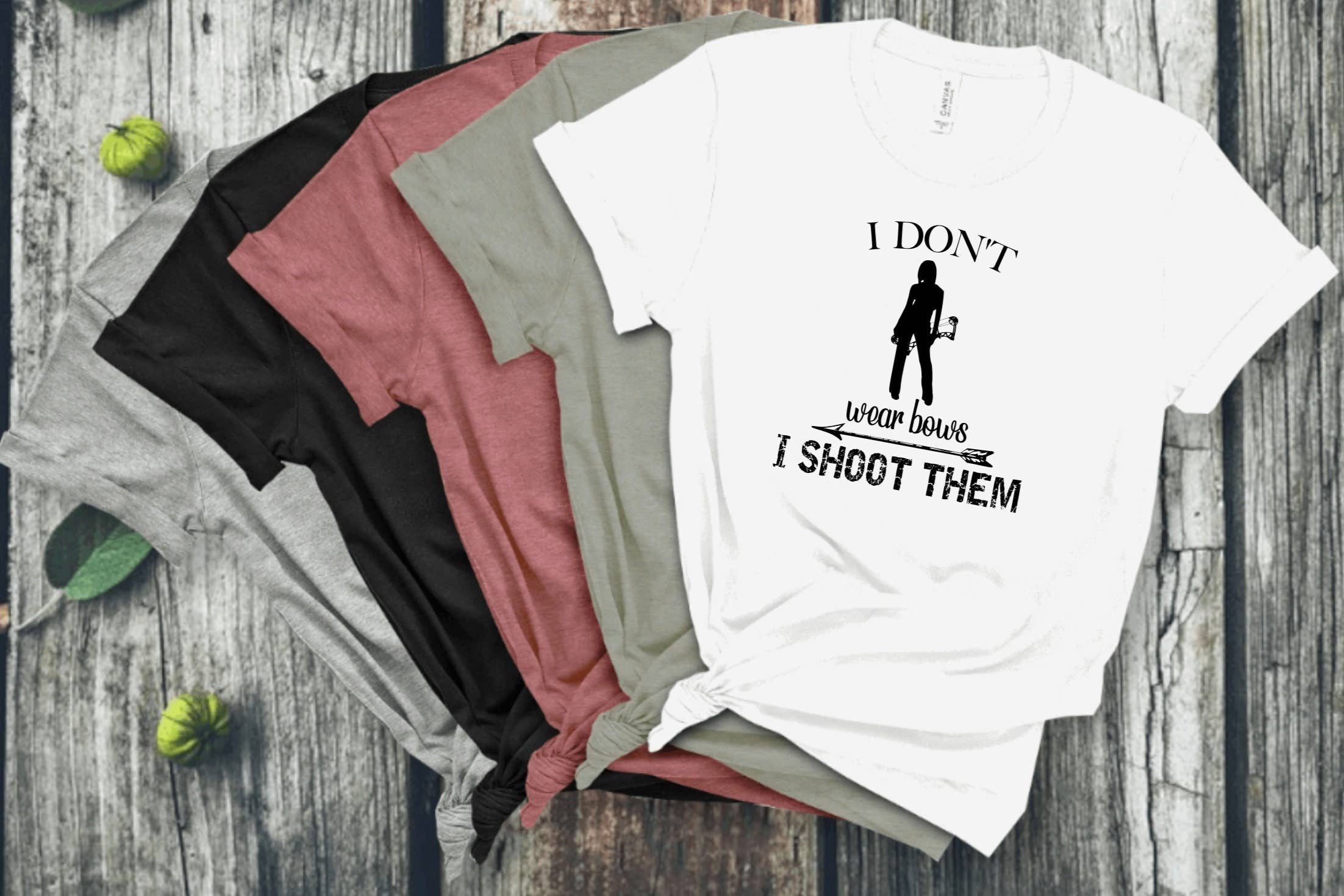 Northstar Hunting - Vendita all'ingrosso Maglietta serigrafata - Donna - Divertente maglietta da caccia da donna con motivo a fiocco1