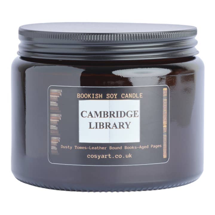 Cosy Art Candles – Engroshandel Glaslys – Cambridge Library Duftlys 500ml