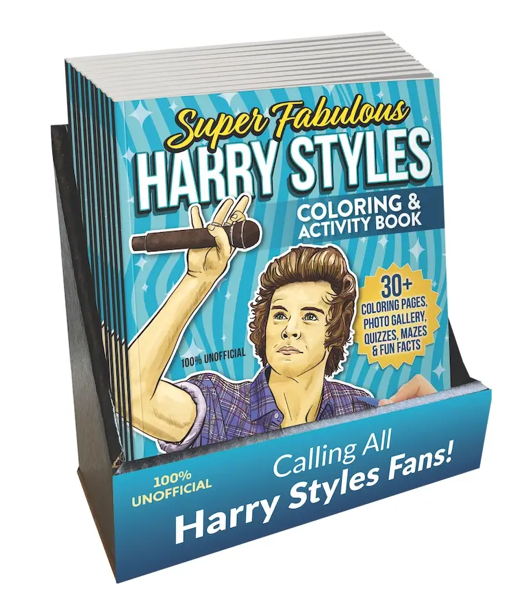 Wellspring - Wholesale Colouring and activity book – kids and baby - Coloring Book - Harry Styles  (10 copies w/ Display) 0