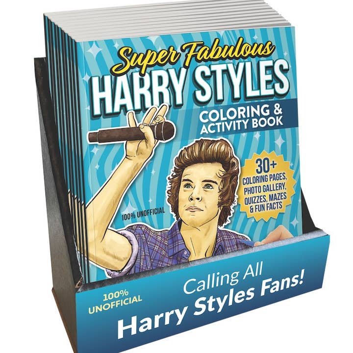 Wellspring - Wholesale Colouring and activity book – kids and baby - Coloring Book - Harry Styles (10 copies w/ Display)