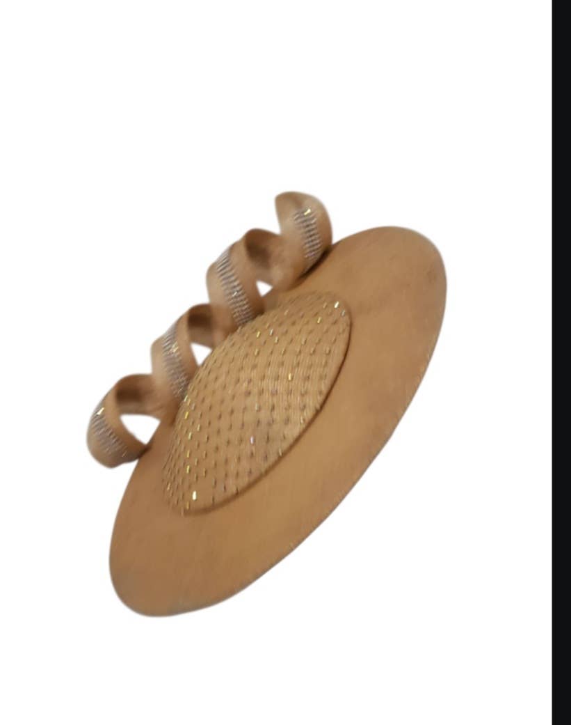 Rehoboth Hats - Wholesale Fascinator Hat - Women's - Spiral Elegance Sinamay Fascinator7