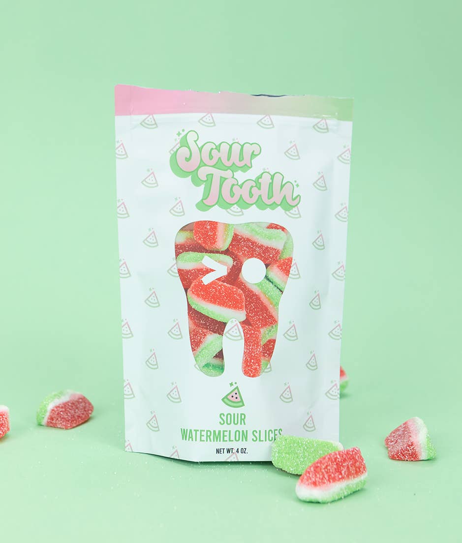 Sour Tooth - Wholesale Gummy - Sour Watermelon Slices2