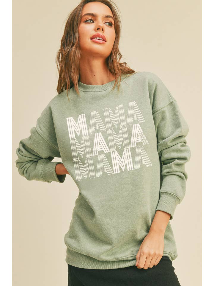 Honestee - Wholesale Graphic Sweatshirt - Women's - Mama Graphic Sweatshirt2