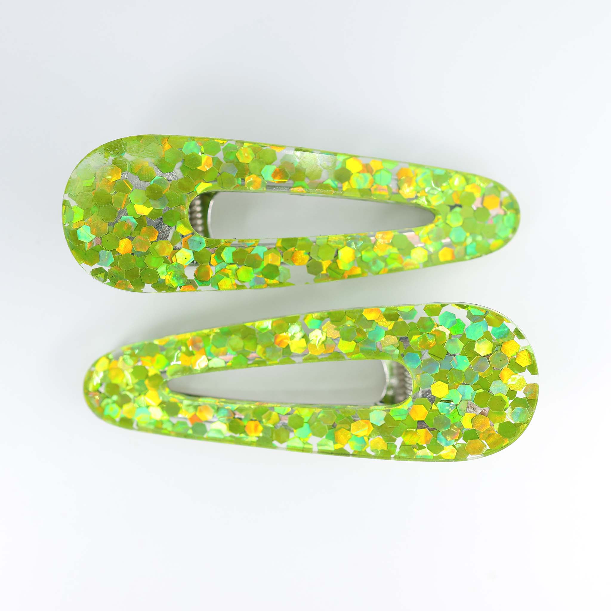 Verdant Moon - Wholesale Hair Clip - Women's - Glitter Hair Clips — Pink, Champagne, Lime Green, Teal, Blue, Black/Pink, Magenta2