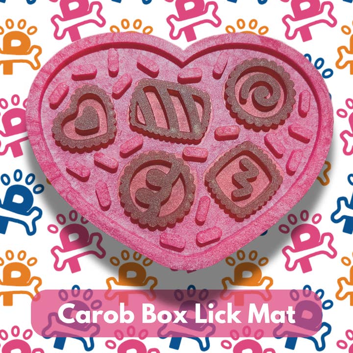 Carob Box Lick Mat for wholesale by Pup Snack Pack