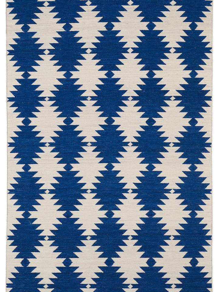 Nomad Collection Marinblå 8' x 8' fyrkantig matta för wholesale av contempo fashion