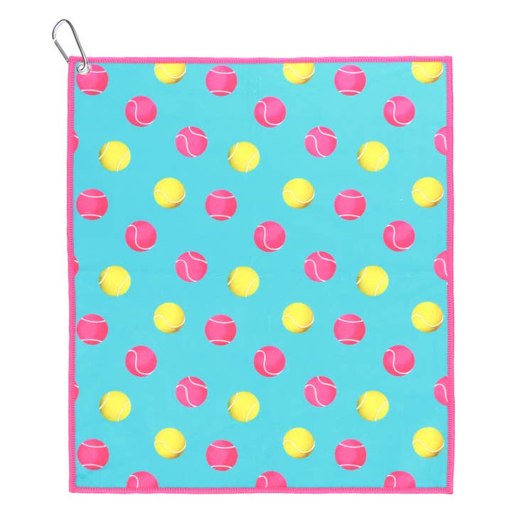 Hot Shot - Tennis Towel - Tennis Gifts for wholesale by Millie Rose
