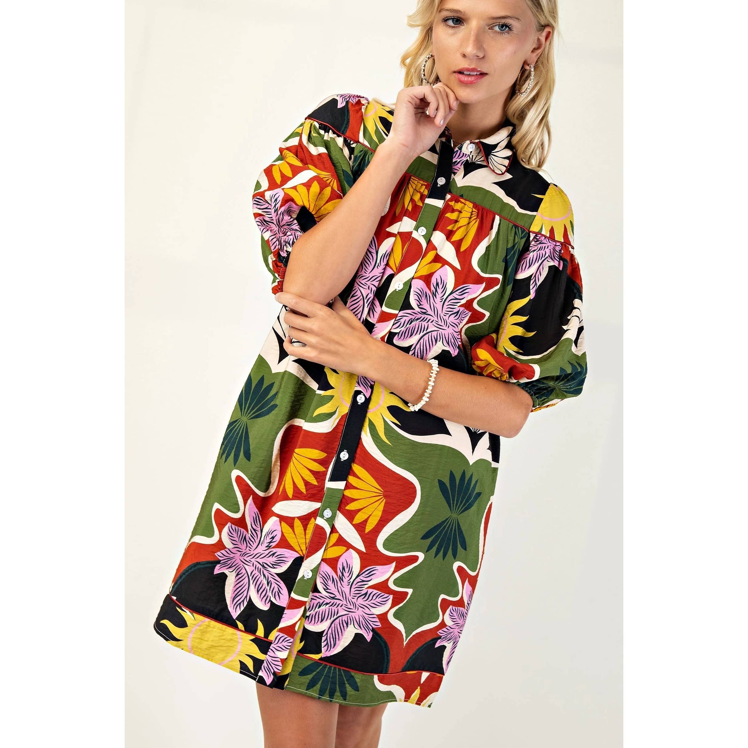 STYLE USA - Vendita all'ingrosso Vestito - Donna - Mini abito con stampa1