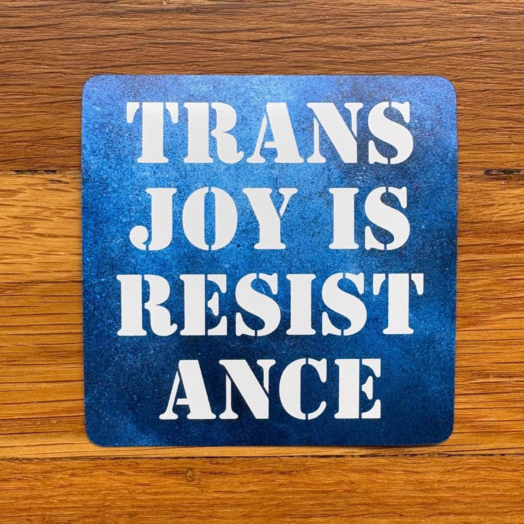 Anna Liz Heart Designs – wholesale Klistermärke – Queer Pride-klistermärke – Transglädje är motstånd