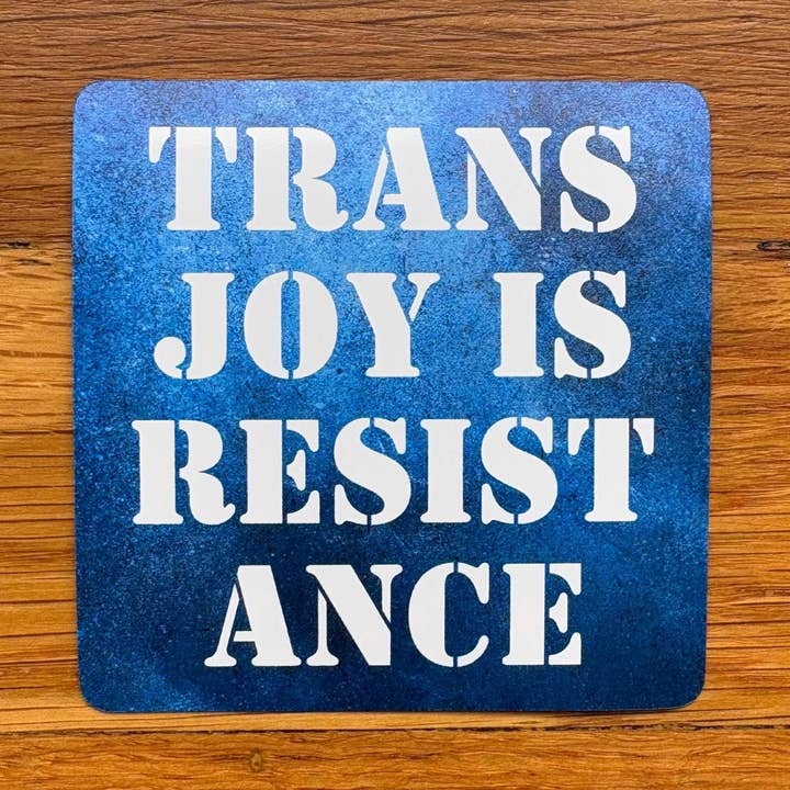 Anna Liz Heart Designs – wholesale Klistermärke – Queer Pride-klistermärke – Transglädje är motstånd0