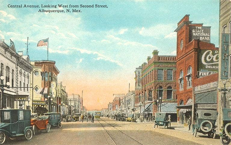 Found Image Press - Wholesale Sticker - Sticker NM-192 Central Avenue, Albuquerque, New Mexico0