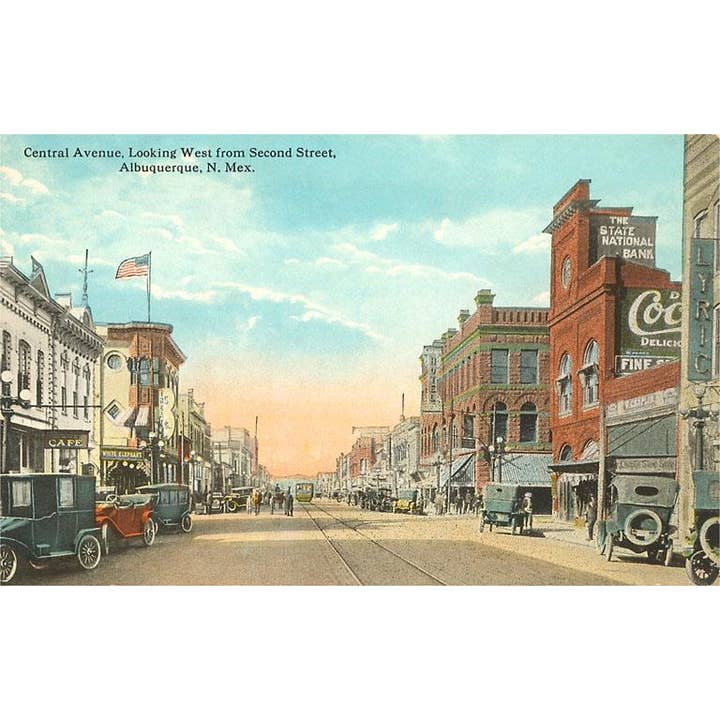 Found Image Press - Wholesale Sticker - Sticker NM-192 Central Avenue, Albuquerque, New Mexico