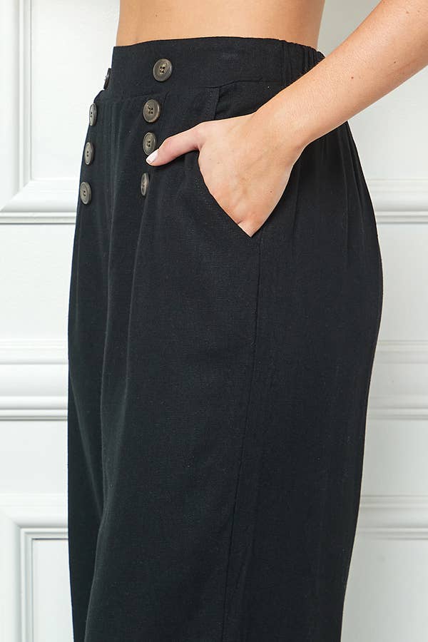 Veracci - Venta al por mayor Pantalones - Mujer - Pantalones cortos marineros de lino10