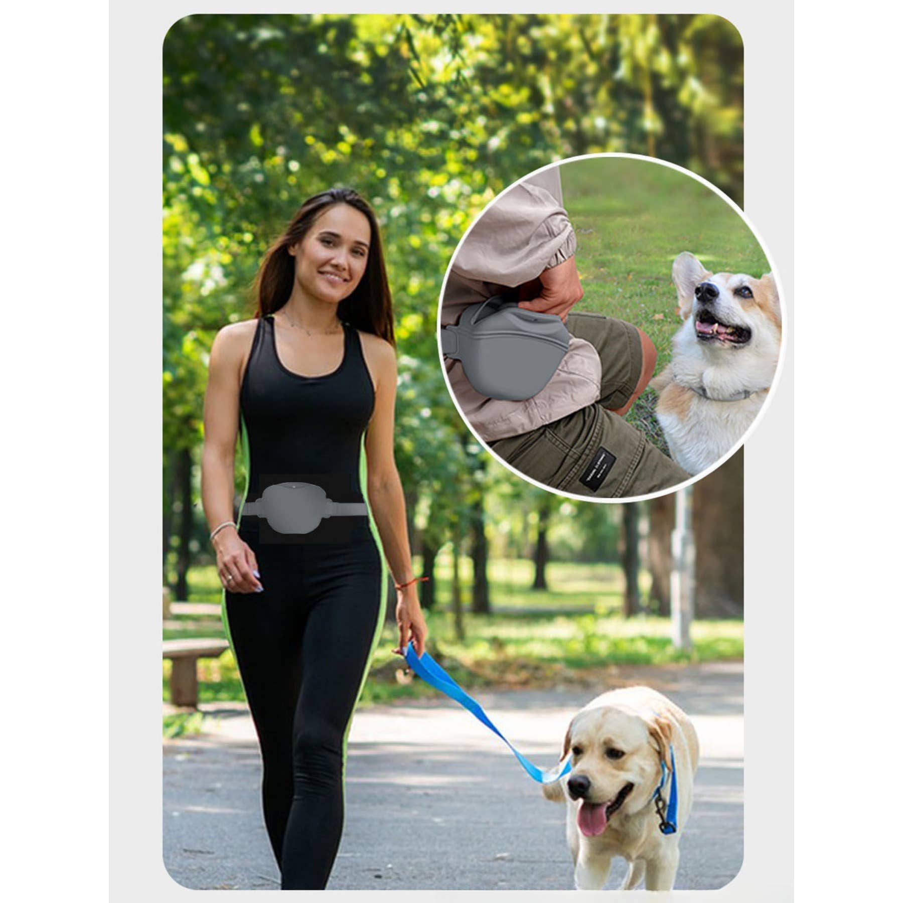 wandf - Wholesale Pet Treat Bag - Dog - Silicone Pet Waist Bag – Magnetic Closure & Adjustable Belt6