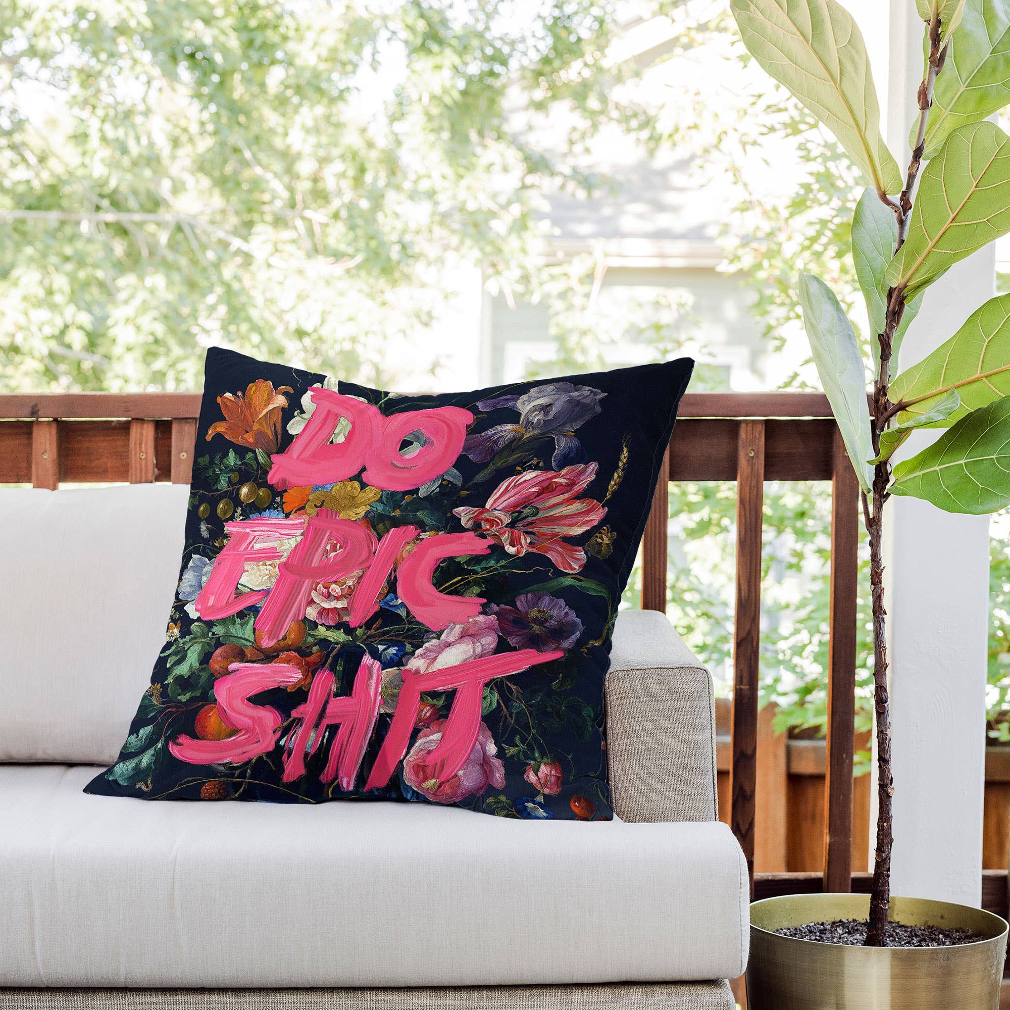 Deny Designs - Wholesale Throw/Decorative Pillow - Jonas Loose Do Epic Shit Throw Pillow6