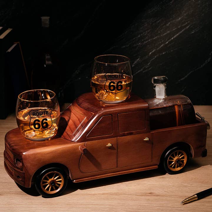 The Wine Savant / Khen Glassware - Wholesale Decanter - The Wine Savant Truck Decanter F1503