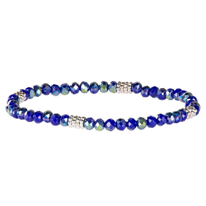IRIDESCENT GLASS BEAD BRACELETS for wholesale by Benjamin International
