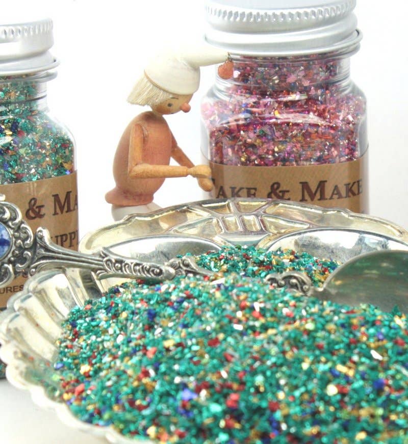 Sea Glass - Medley German Glass Glitter -90 Grit - Bulk Bags for wholesale on Faire3
