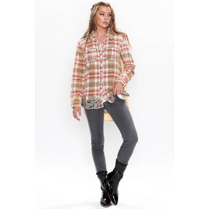 Aratta | Women's Fashion – Engroshandel Skjorte med buttondown – til kvinder – Sarah of York Skjorte2