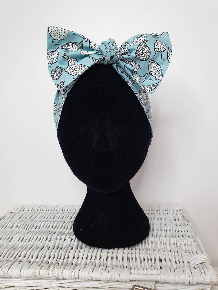 Chicken Hair Wrap Headscarf Aye Aye Boutique Dolly Bow farm for wholesale by Aye Aye