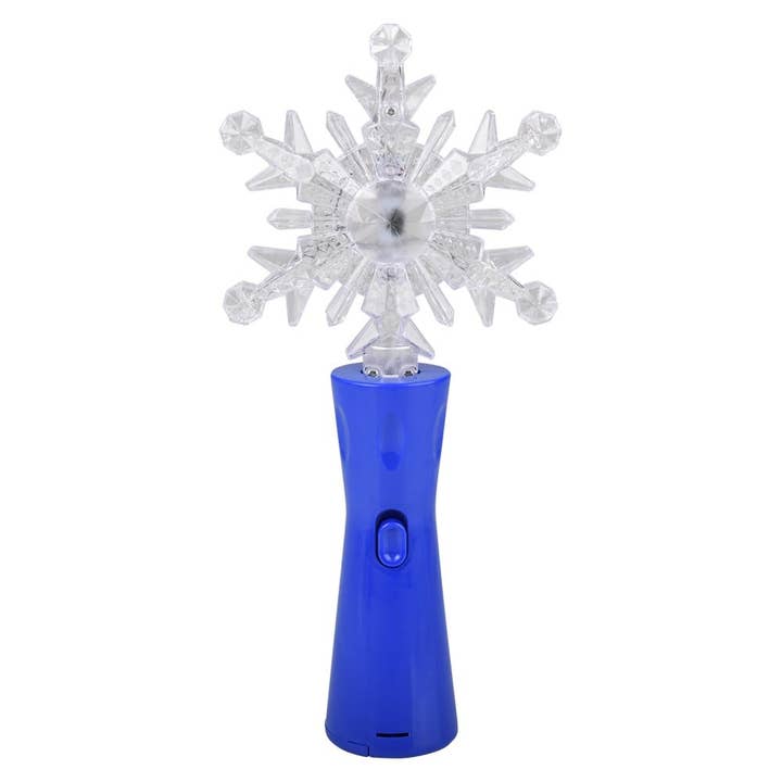 La Luna Bella - Toys - Wholesale Light-Up Toy - Kids & Baby - 10" Light-Up Snowflake Magic Wand LLB Light-up Toys
