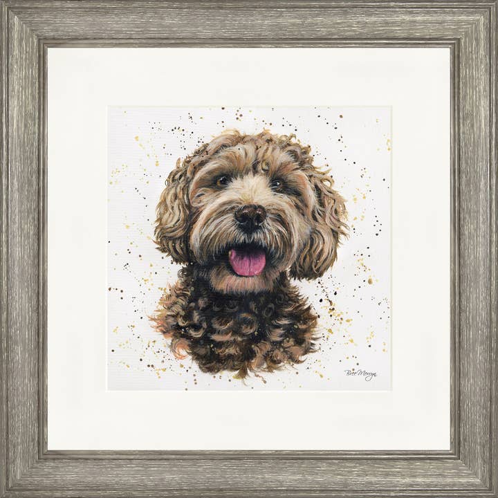 Lacey Square Framed Print (13" or 19") for wholesale by Bree Merryn Art Ltd