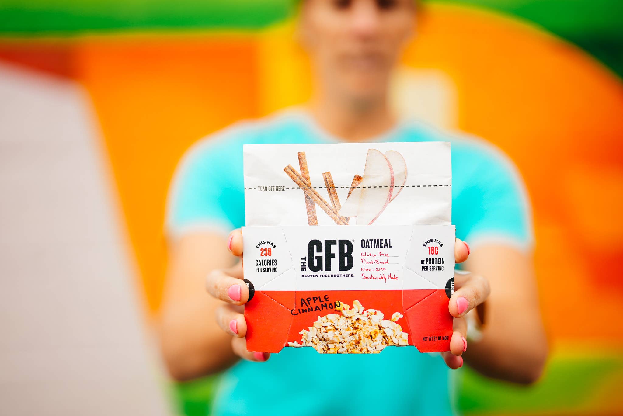The GFB - Wholesale Oats - The GFB: Apple Cinnamon Protein Oatmeal Pop-Up Cup10