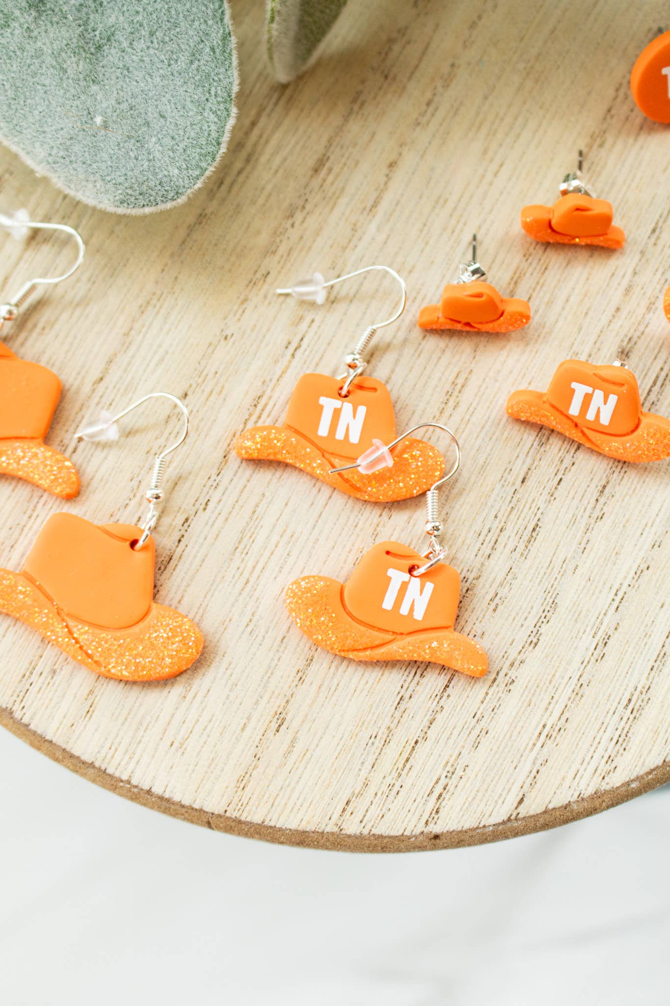 EJ Clay Co - Wholesale Dangle Earrings - TN Glitter Hat Collection1