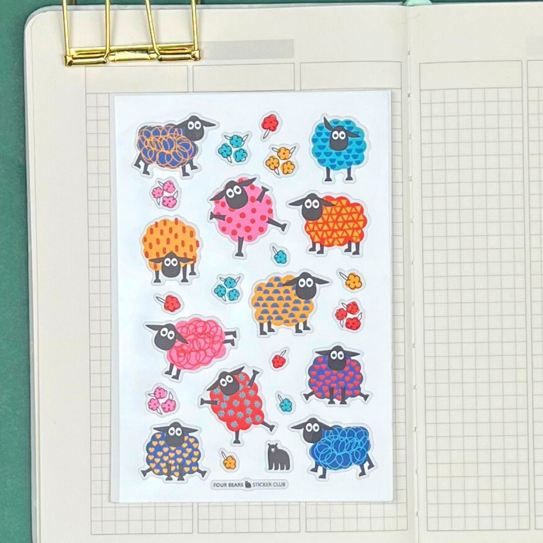 Four Bears Sticker Club - Wholesale Sticker - Fluffy and Fabulous1