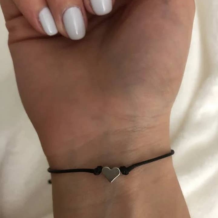 LayeredandSimple - Wholesale Charm/Dangle Bracelet - Work Bestie Wish Bracelet Coworker Gifts Employee Gifts
