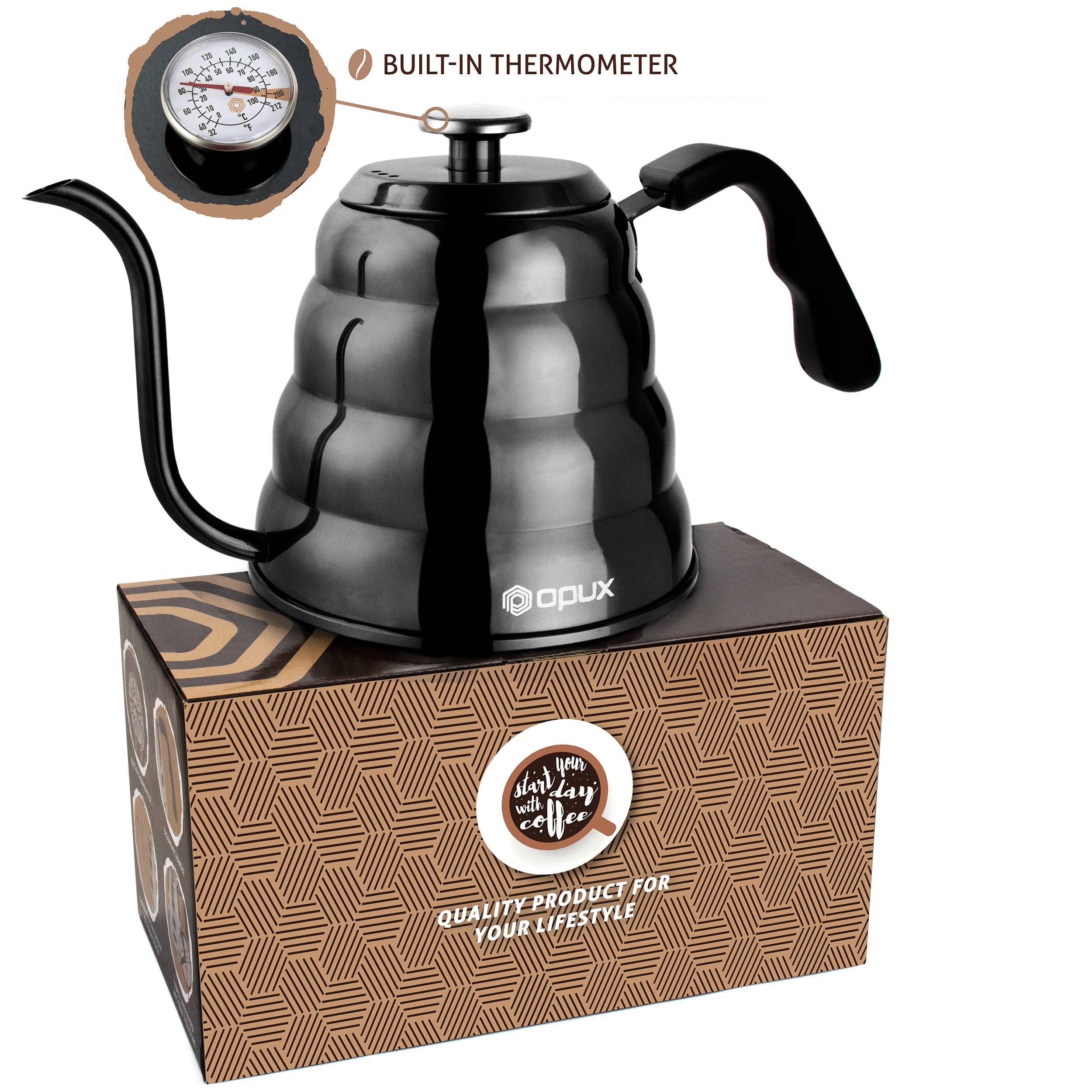 OPUX – wholesale Kettle – Pour Over Gooseneck Kettle with Thermometer 40 oz28