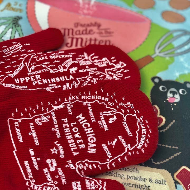 Michigan Mittens - Wholesale Oven Mitt/Pot Holder - Michigan L'Oven Mitts - Now we're cookin'9